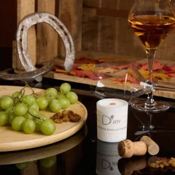 D'JOY Bougie équitation Trotting dans les vignes Mini format -< Idées Cadeaux|Accessoires Lifestyle Équitation