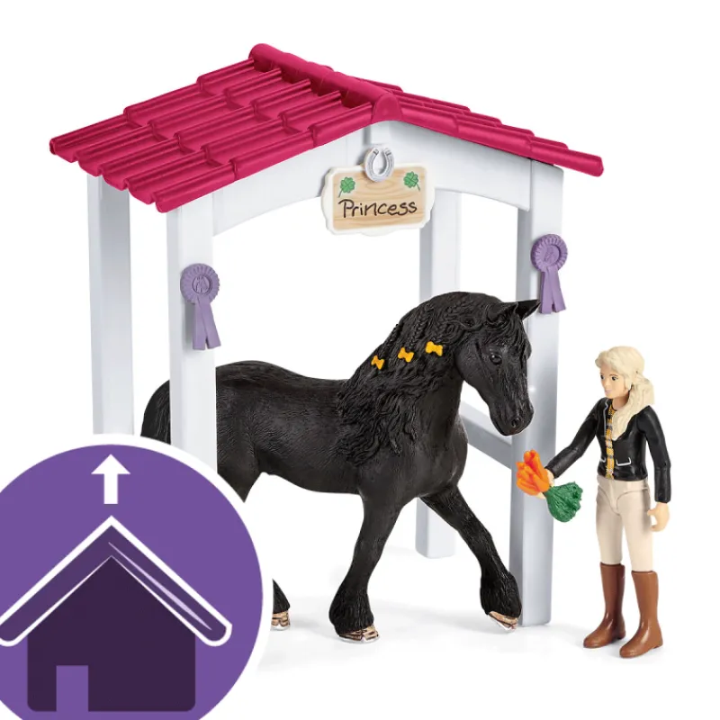 SCHLEICH Box pour chevaux Tori et Princess - Scheich< Horse Club Schleich