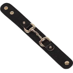 FABULHORSE Bracelet cuir mors doré< Accessoires Lifestyle Équitation|Idées Cadeaux