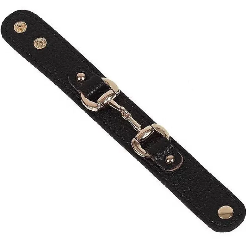 FABULHORSE Bracelet cuir mors doré< Accessoires Lifestyle Équitation|Idées Cadeaux