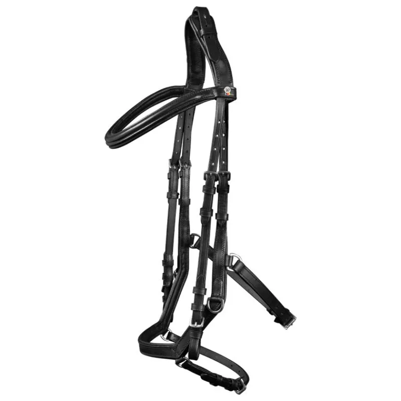 WALDHAUSEN Bridon cheval cuir Relaxation X-line -< Bridons