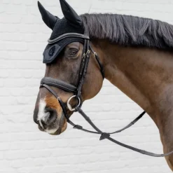 DYON Bridon cheval cuir tressé New English Collection - Dy'on< Bridons