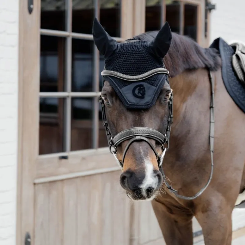 DYON Bridon cheval cuir tressé New English Collection - Dy'on< Bridons