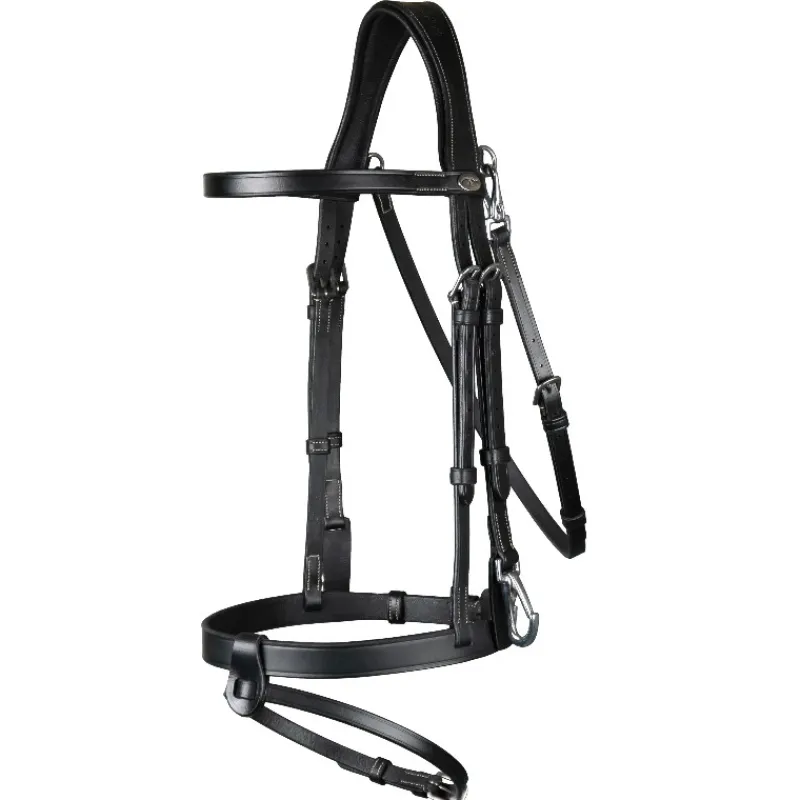 DYON Bridon cheval plat avec mousquetons Working Collection - Dy'on< Bridons