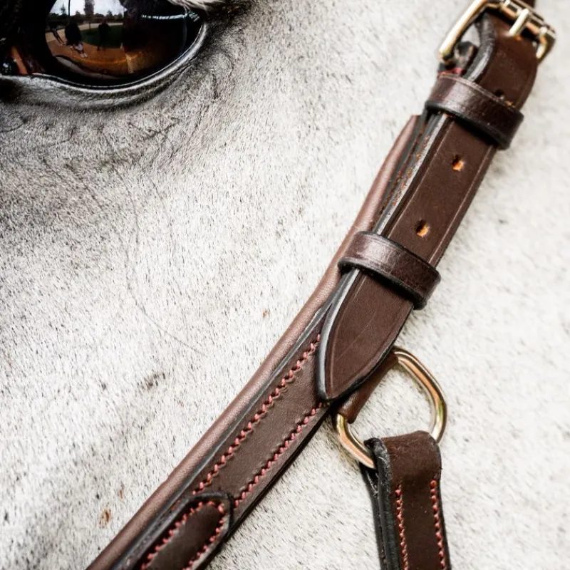 HORSEWARE Bridon cuir anatomique cheval Micklem Rambo Deluxe Competition -< Bridons