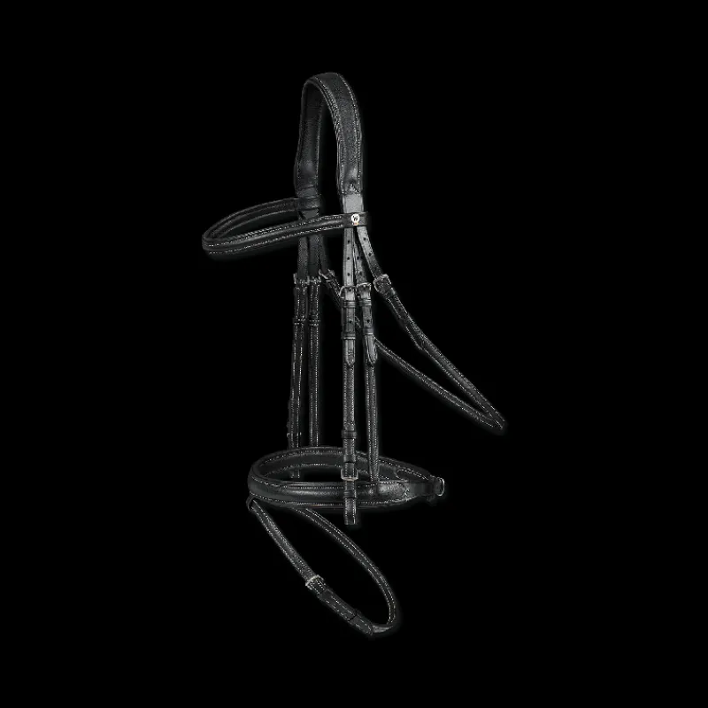 WALDHAUSEN Bridon cuir muserolle combinée X-Line Super Soft -< Bridons