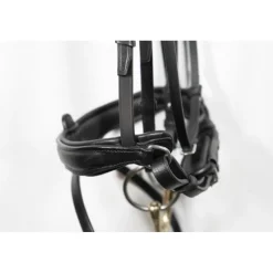 ANTARES Bridon cuir muserolle combinée large dressage Signature - Antarès< Bridons