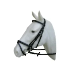 CAVALHORSE Bridon cuir muserolle combinée -< Bridons