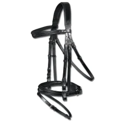 WALDHAUSEN Bridon cuir muserolle pull-back X-Line Alicante -< Bridons