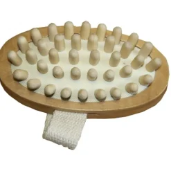 BORSTIQ Brosse de massage cheval bois de hêtre -< Brosses Et Bouchons Cheval
