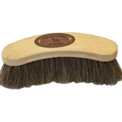 BORSTIQ Brosse douce cheval banane Grand Modèle Horsehair -< Brosses Et Bouchons Cheval