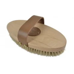 BORSTIQ Brosse douce cheval en crins -< Brosses Et Bouchons Cheval