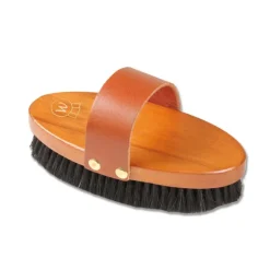 WALDHAUSEN Brosse douce cheval poils courts Hard Wood -< Brosses Et Bouchons Cheval