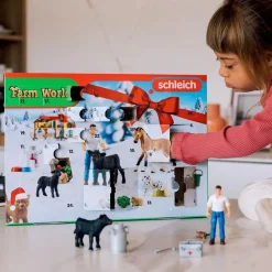 SCHLEICH Calendrier de l'avent 2 Farm World -< Idées Cadeaux|Horse Club Schleich