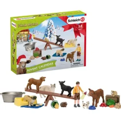 SCHLEICH Calendrier de l'avent Farm World Noël 1 -<Enfant Jouets Enfant|Horse Club Schleich