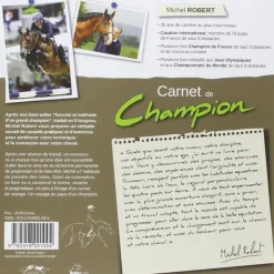 EQUIBOOKS Carnet de champion - Michel Robert - Ridercom< Librairie Equibooks