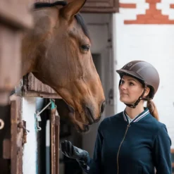 EGIDE Casque équitation alcantara Epona petite visière -< Casque Équitation Haut De Gamme|Casque Équitation Egide