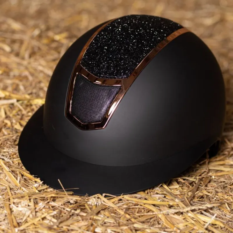 HARRY'S HORSE Casque équitation femme Mont Blanc Grande Visière Sparkle -< Casque Équitation Harry'S Horse