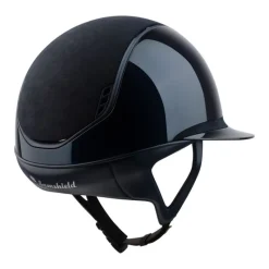 SAMSHIELD Casque équitation Miss Shadowglossy 2.0 Top Alcantara -< Casque Équitation Samshield