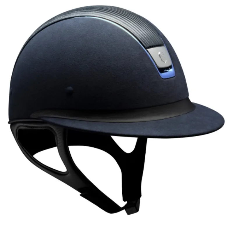 SAMSHIELD Casque équitation Miss Shield Premium (liseré de couleur) -< Casque Équitation Haut De Gamme|Casque Équitation Samshield