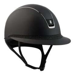 SAMSHIELD Casque équitation Miss Shield 2.0 Crystal Fabric -< Casque Équitation Samshield