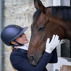 SAMSHIELD Casque équitation Miss Shield 2.0 Crystal Leaf -< Casque Équitation Samshield