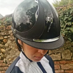 ANTARES Casque équitation Premium vernis Glossy - Antarès< Idées Cadeaux|Casque Équitation Haut De Gamme