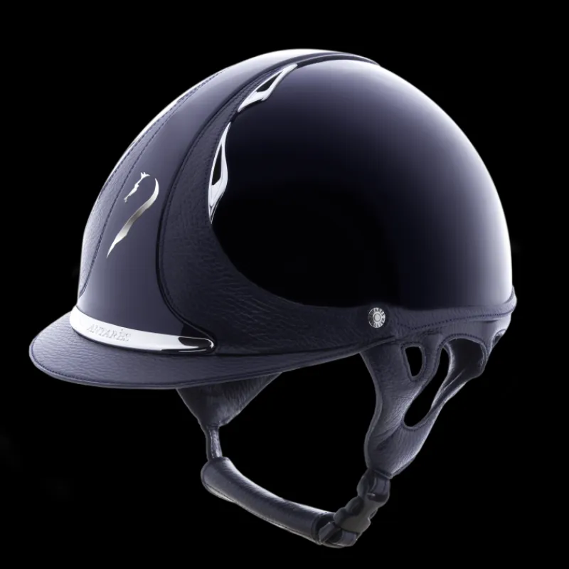 ANTARES Casque équitation Premium vernis Glossy - Antarès< Idées Cadeaux|Casque Équitation Haut De Gamme