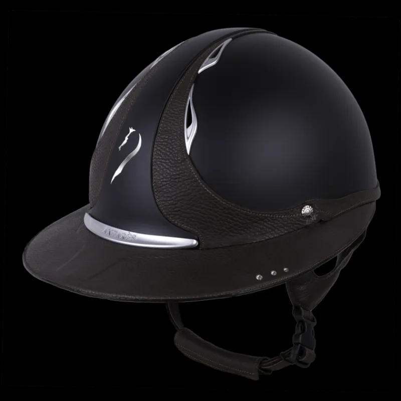 ANTARES Casque équitation Référence Eclipse avec strass - Antarès< Casque Équitation Antarès