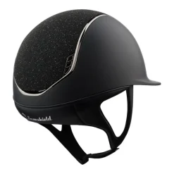 SAMSHIELD Casque équitation Shadowmatt 2.0 Top Crystal Fabric -< Casque Équitation Samshield