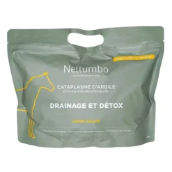 NELLUMBO Cataplasme d'argile cheval Drainage & Détox -< Argile Cheval