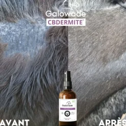 GALOWADE CBDERMITE Huile apaisante démangeaisons cheval 10% -< Dermite Estivale Cheval|Dermite Estivale Cheval
