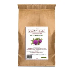 VITAL HERBS Chardon Marie detox foie cheval -< Drainant Hépatique Cheval