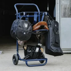 STABLE PRO Chariot porte selle cheval Court< Rangement Écurie|Sacs, Boites De Pansage