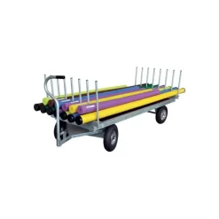 LA GEE Chariot porte-barres d'obstacles avec échelons - La Gée< Obstacles|Brouettes