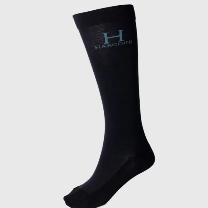 HARCOUR Chaussettes équitation Badminton x2 paires -< Equipement Équitation Pas Cher|Idées Cadeaux
