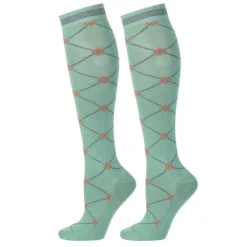 HARRY'S HORSE Chaussettes équitation hautes à carreaux -< Equipement Équitation Pas Cher|Chaussettes Équitation