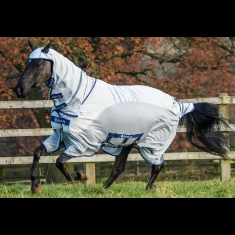 BUCAS Chemise anti-dermite cheval Sweet Itch X Light -< Masque Et Couverture Anti-Uv Cheval|Dermite Estivale Cheval