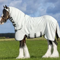 HORSEWARE Chemise anti-dermite cheval avec masque Hoody Rambo XL -< Masque Et Couverture Anti-Uv Cheval|Couvertures Anti-Mouche Cheval