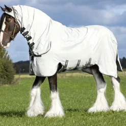 HORSEWARE Chemise anti-dermite cheval avec masque Hoody Rambo XL -< Masque Et Couverture Anti-Uv Cheval|Couvertures Anti-Mouche Cheval