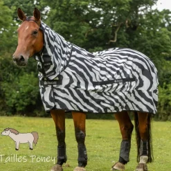 BUCAS Chemise anti-dermite Poney Sweet Itch -< Masque Et Couverture Anti-Uv Cheval|Couvertures Anti-Mouche Cheval