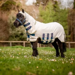 HORSEWARE Chemise anti-mouche anti-uv shetland Amigo Petite Hoody -< Masque Et Couverture Anti-Uv Cheval|Dermite Estivale Cheval