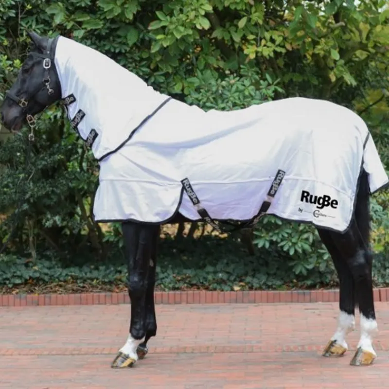 STABLE PRO Chemise anti-mouche cheval avec couvre-cou RugBe< Couvertures Anti-Mouche Cheval|Couvertures Anti-Mouche Cheval
