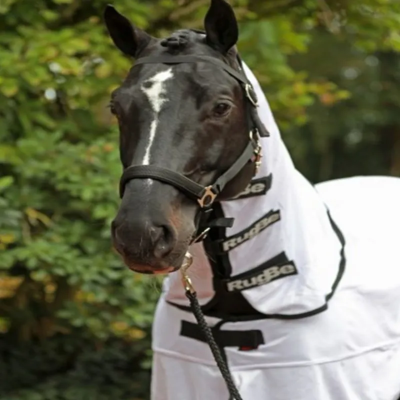 STABLE PRO Chemise anti-mouche cheval avec couvre-cou RugBe< Couvertures Anti-Mouche Cheval|Couvertures Anti-Mouche Cheval