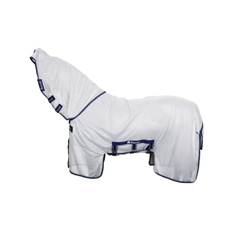 BUCAS Chemise anti-mouche cheval Buzz Off X Range -< Masque Et Couverture Anti-Uv Cheval|Dermite Estivale Cheval