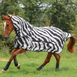 BUCAS Chemise anti-mouche cheval Buzz off couvre cou détachable -< Masque Et Couverture Anti-Uv Cheval|Couvertures Anti-Mouche Cheval
