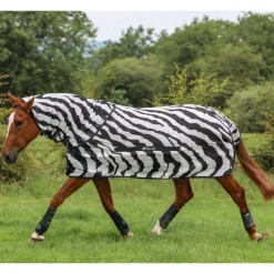 BUCAS Chemise anti-mouche cheval Buzz off couvre cou détachable -< Masque Et Couverture Anti-Uv Cheval|Couvertures Anti-Mouche Cheval