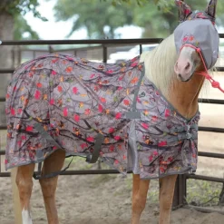 CASHEL Chemise anti-mouche cheval feuilles d'automne -< Couvertures Anti-Mouche Cheval|Couvertures Anti-Mouche Cheval