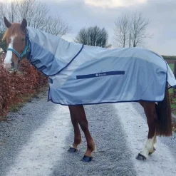BUCAS Chemise anti-mouche cheval imperméable avec couvre cou détachable Buzz-off Rain -< Masque Et Couverture Anti-Uv Cheval|Couvertures Anti-Mouche Cheval