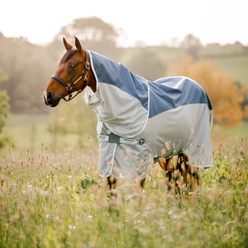 HORSEWARE Chemise anti-mouche imperméable cheval avec couvre cou Amigo AmEco Combi -< Couvertures Anti-Mouche Cheval|Couvertures Anti-Mouche Cheval